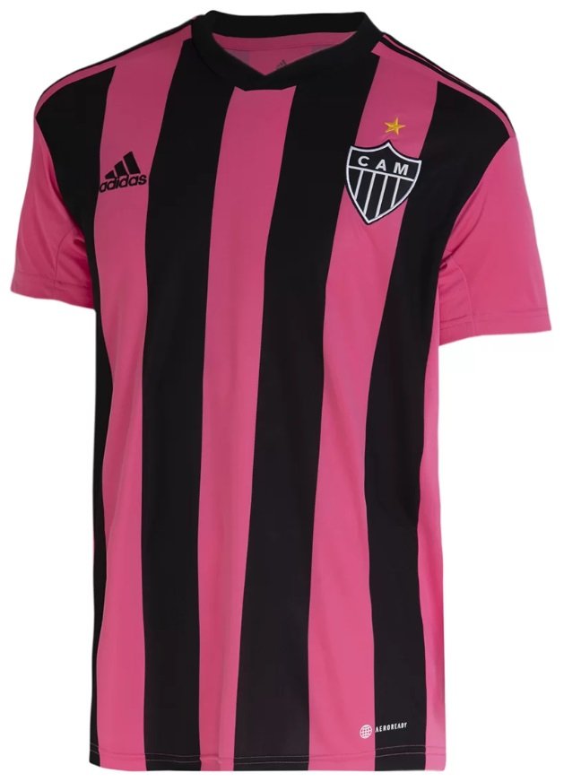 Camisa Atlético Mineiro 2022 2023 Adidas oficial Outubro Rosa